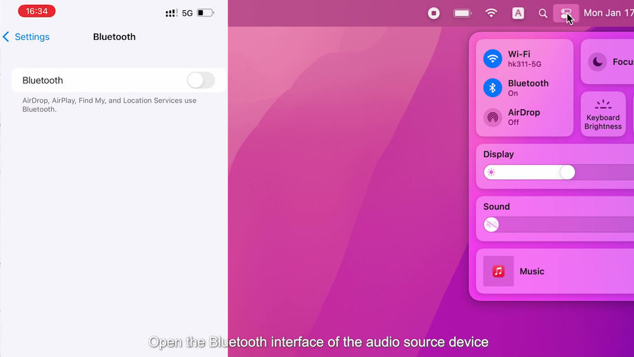 Bluetooth connection